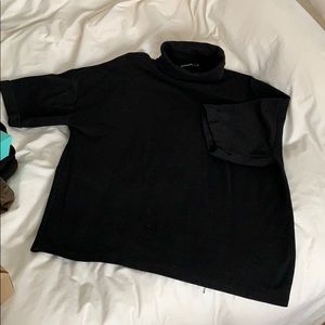Zara T-shirt turtle neck sweater
